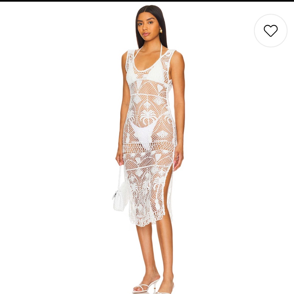 Maaji Seraphina midi dress in white . Medium
